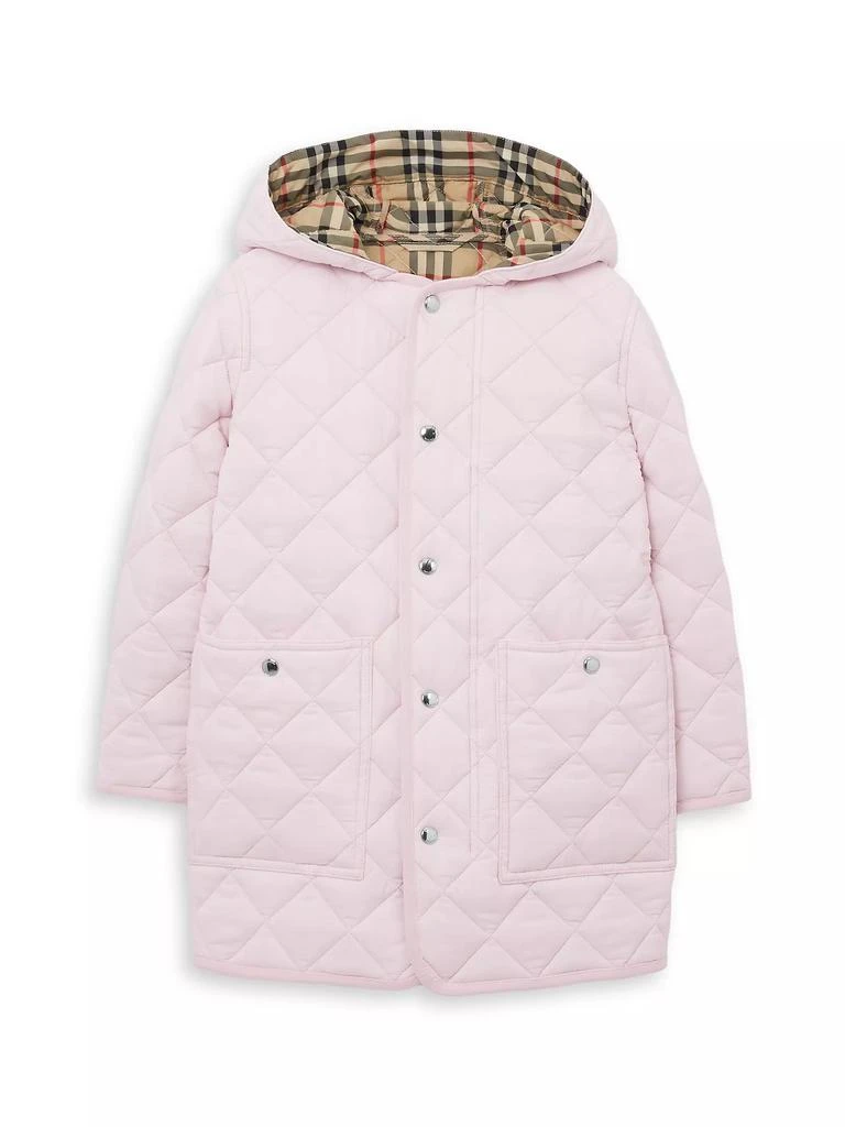 商品Burberry|Little Girl's & Girl's Reilly Quilted Jacket,价格¥2698,第1张图片