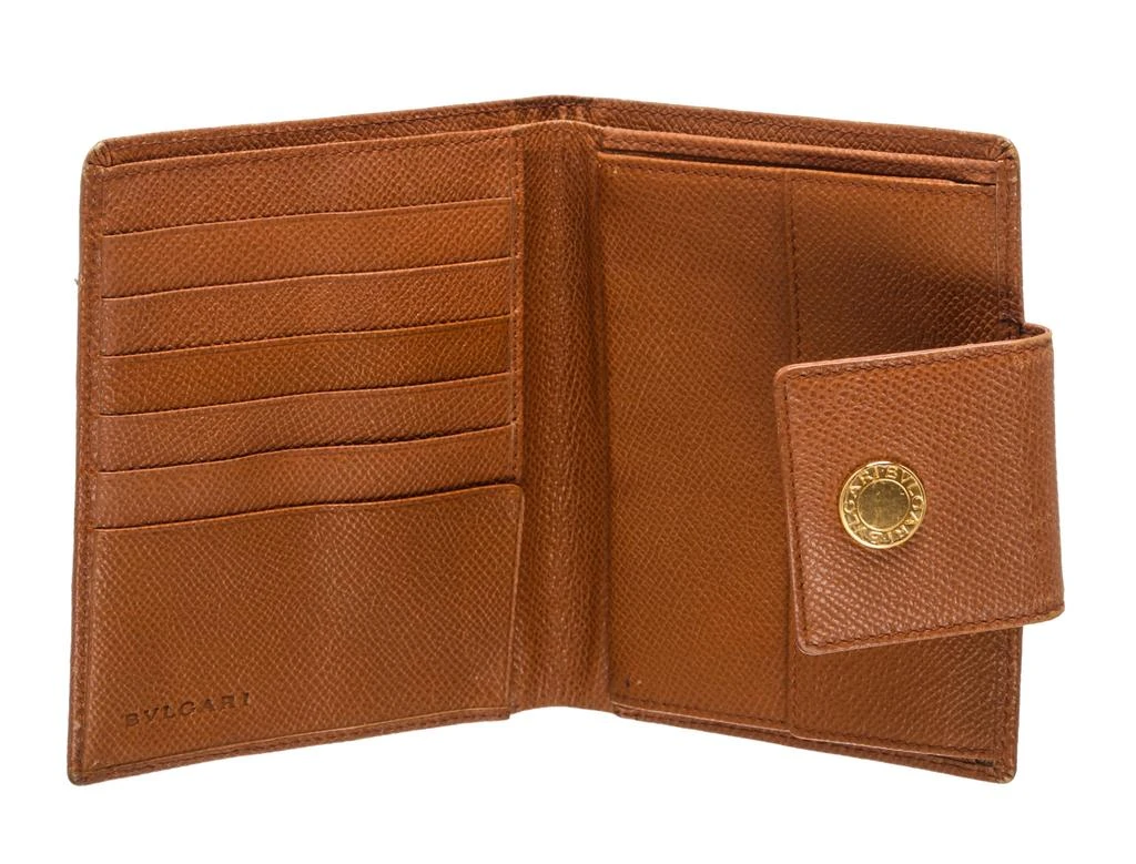 商品[二手商品] BVLGARI|Bvlgari Brown Leather Bifold Wallet,价格¥1147,第5张图片详细描述