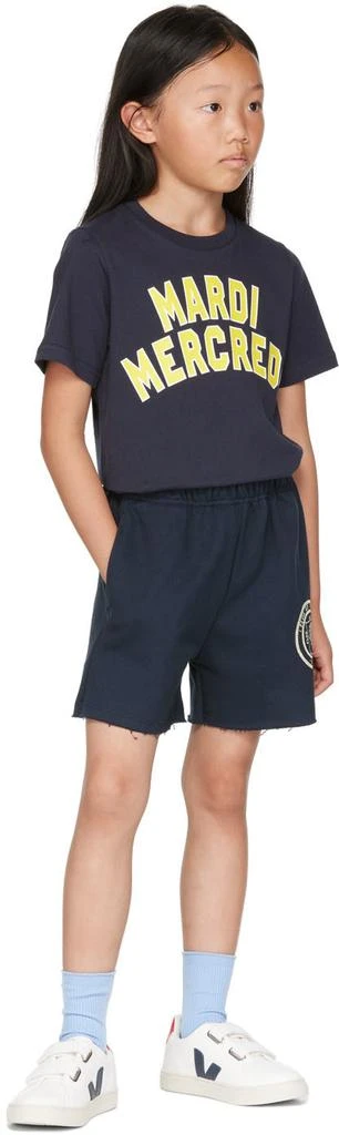商品Mardi Mercredi Les Petits|Kids Navy Sportif T-Shirt,价格¥126,第4张图片详细描述