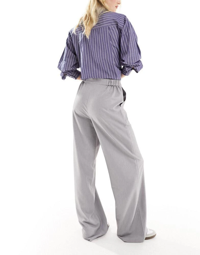 商品ASOS|ASOS DESIGN Tall relaxed dad trouser in grey,价格¥254,第3张图片详细描述