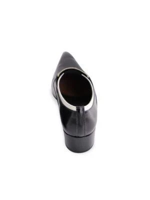 商品[二手商品] Prada|Prada Two-Toned Brogues In Black Leather Heels Pumps,价格¥4325,第2张图片详细描述