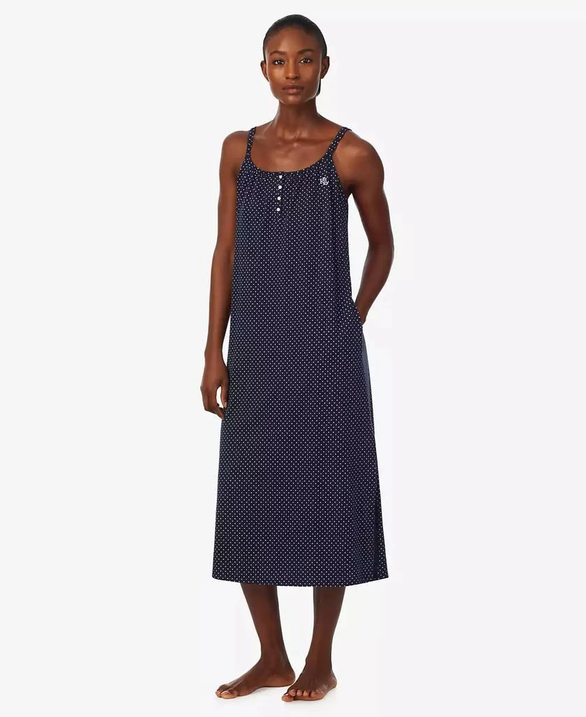 商品Ralph Lauren|Women's Double Strap Button Neck Ballet Gown,价格¥269,第1张图片