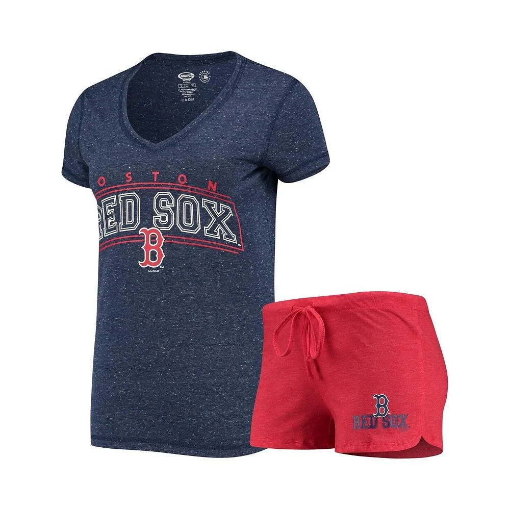 商品Concepts Sport|Women's Red, Navy Boston Red Sox T-shirt and Pants Sleep Set,价格¥269,第1张图片