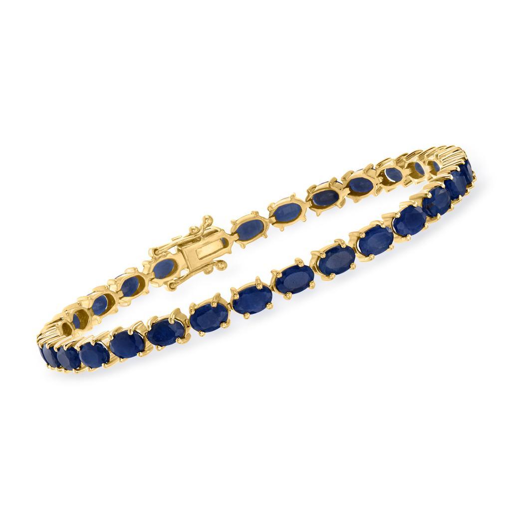 商品Ross-Simons|Ross-Simons Sapphire Bracelet in 18kt Gold Over Sterling,价格¥2530-¥2893,第1张图片
