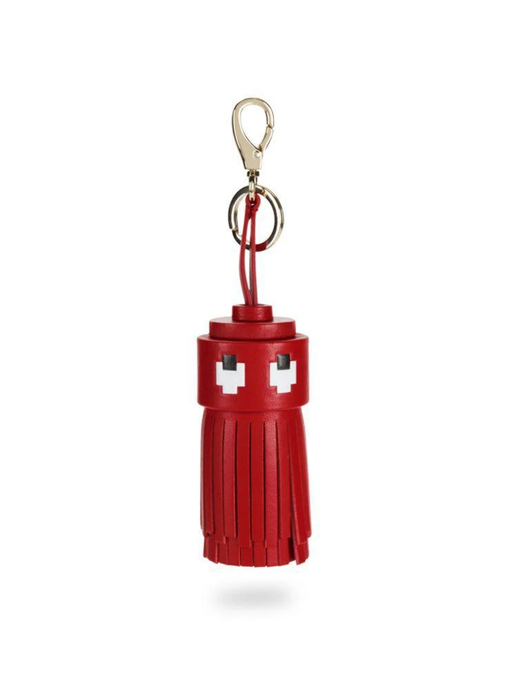 商品Anya Hindmarch|Ghost Leather Tassel Keychain,价格¥1337,第1张图片