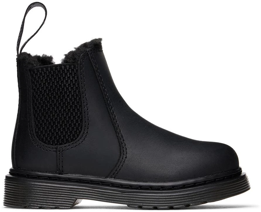 商品Dr. Martens|Kids Black 2976 Little Kids Chelsea Boots,价格¥604,第1张图片