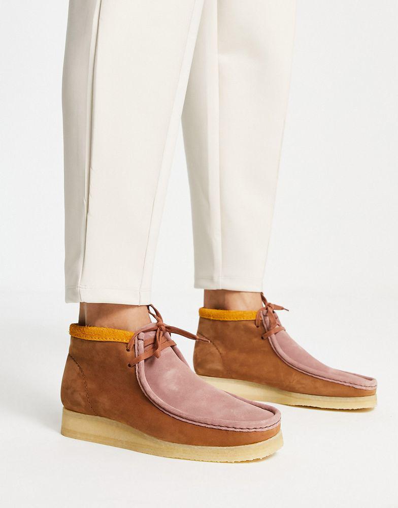 商品Clarks|Clarks Originals wallabee boots in multicolour suede,价格¥676,第5张图片详细描述