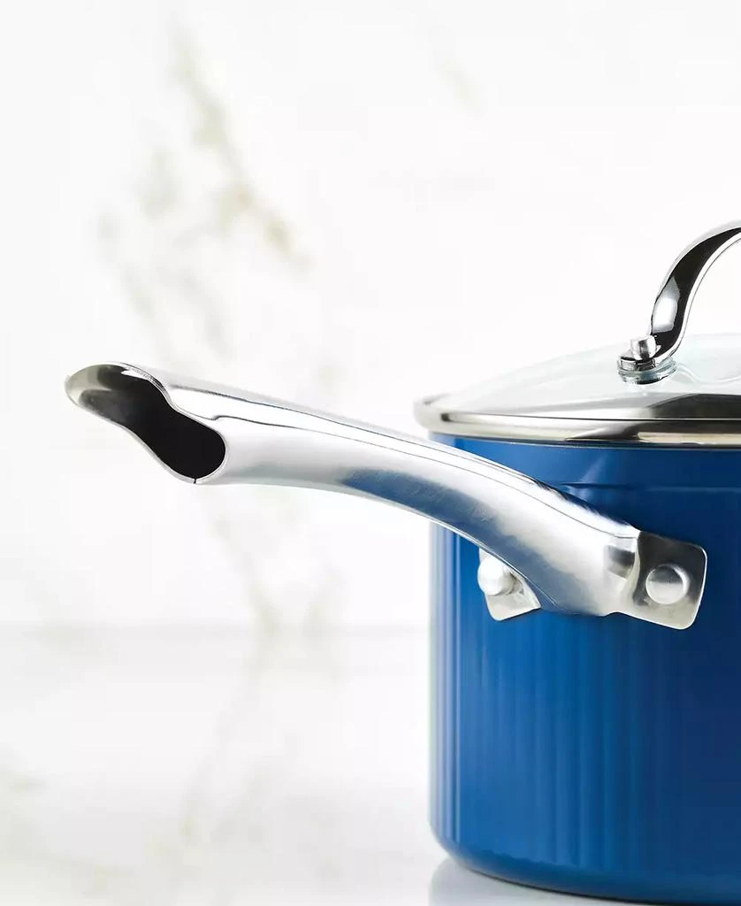 商品Farberware|Style Aluminum 3 Quart Nonstick Straining Saucepan with Lid,价格¥245,第5张图片详细描述