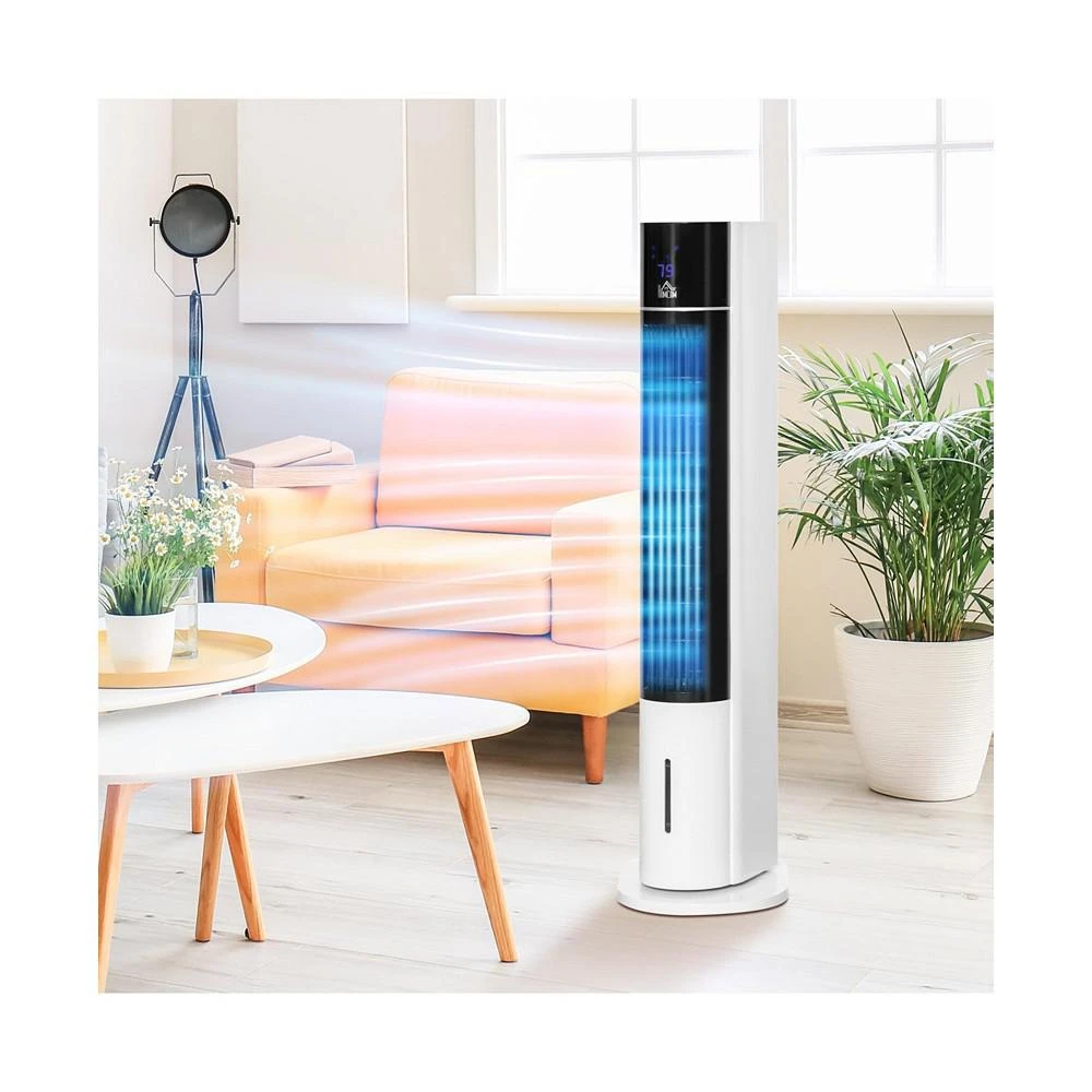 商品HOMCOM|41" Oscillating Cooling Air Conditioning Standing Fan w/Remote Control,价格¥1228,第3张图片详细描述