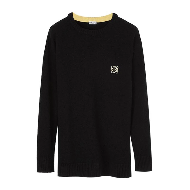 LOEWE 黑色女士针织衫/毛衣 S3109280SM-1100 商品