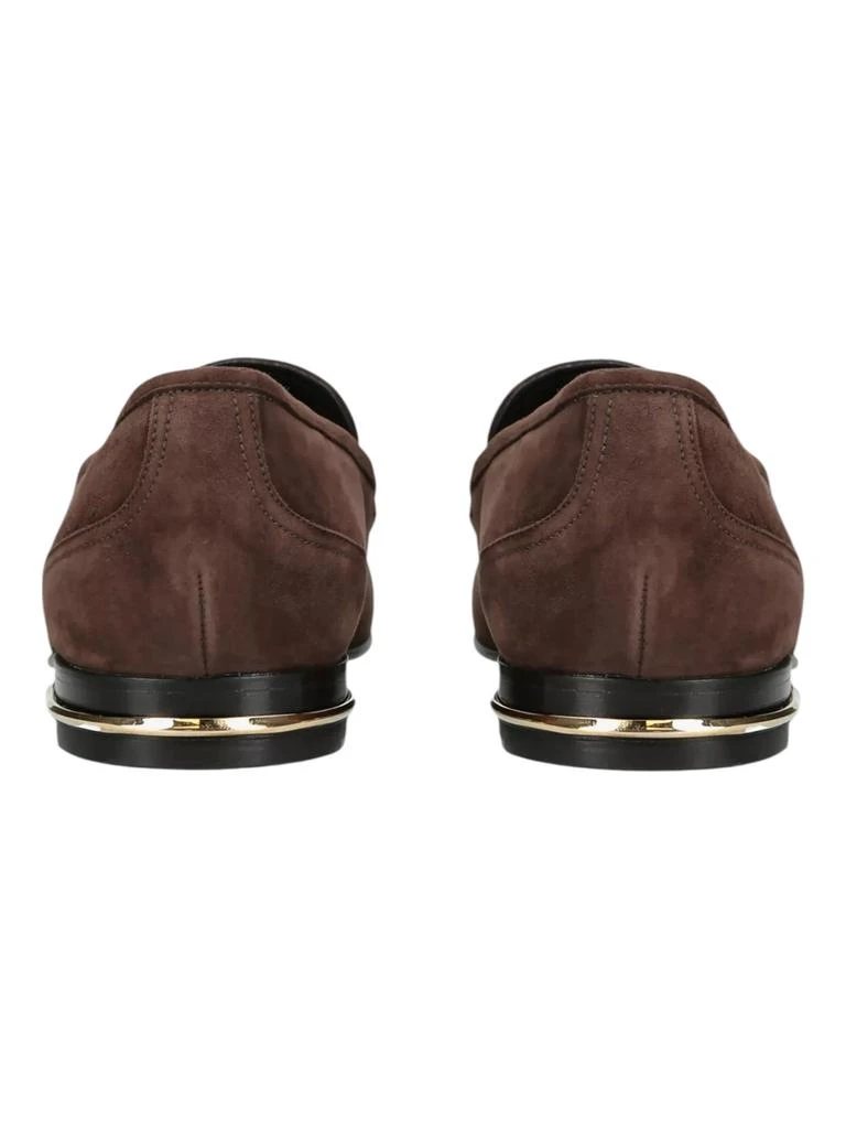 商品Bally|Genos 6304149 Men's Ebano Suede Leather Loafers,价格¥5212,第4张图片详细描述