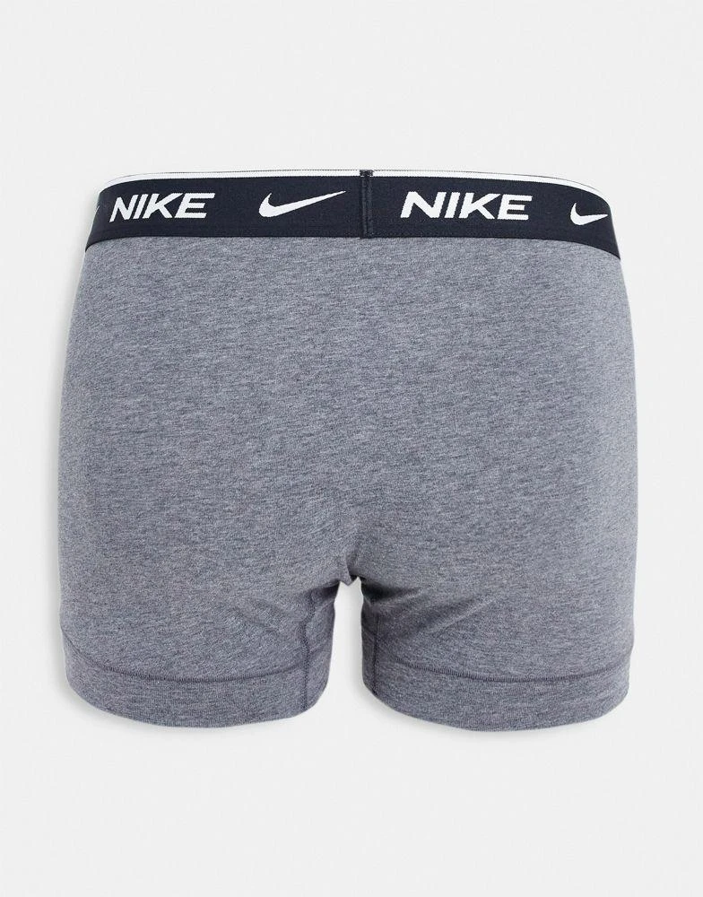 商品NIKE|Nike cotton stretch 3 pack trunks in mint/grey/black,价格¥175,第3张图片详细描述