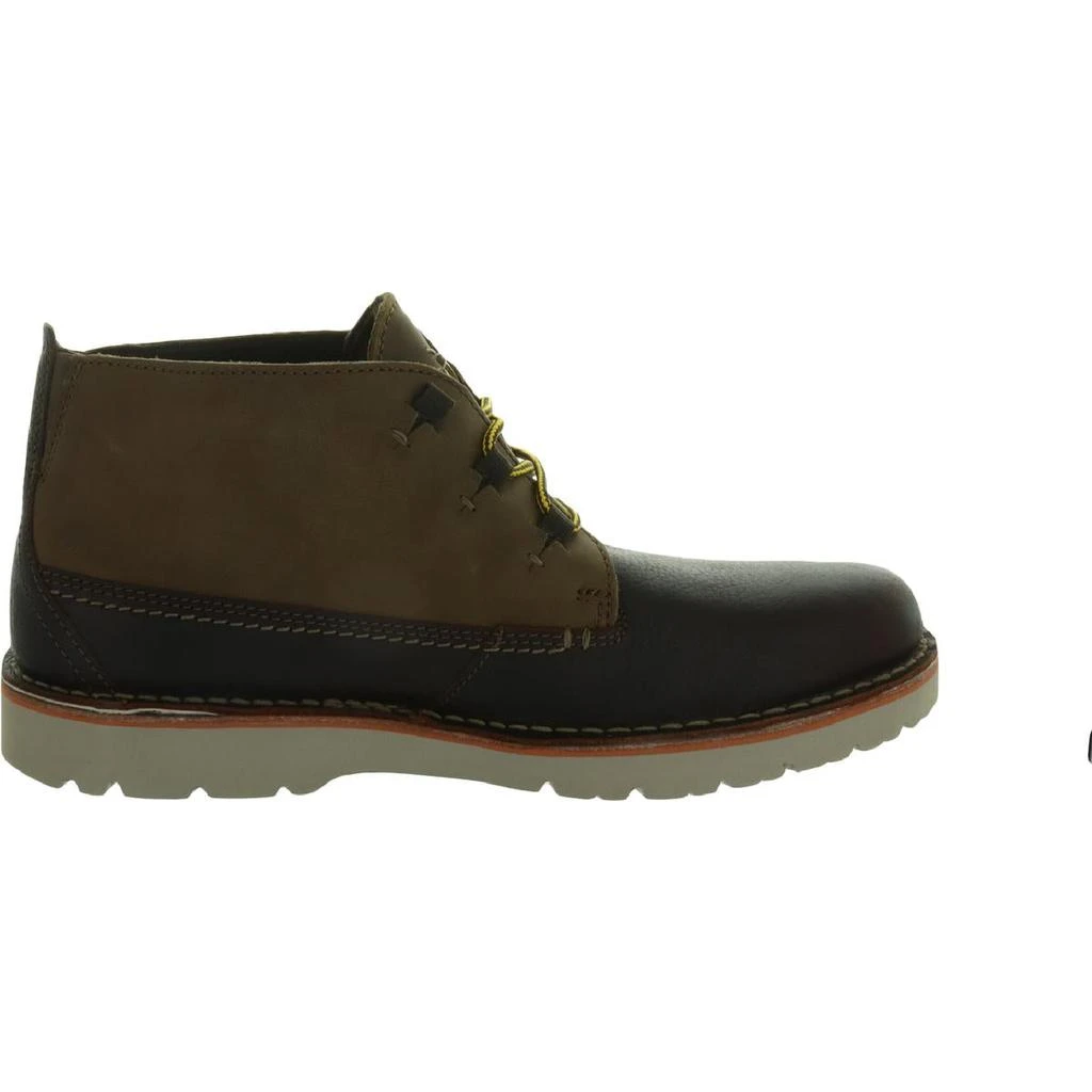 商品Clarks|Clarks Eastford Mid Men's Leather Colorblock Lace-Up Ankle Boots,价格¥253,第4张图片详细描述