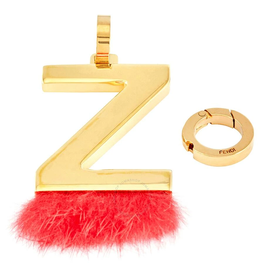 商品Fendi|Open Box - Fendi Gold Ladies Bag Charms Letter Z,价格¥670,第1张图片