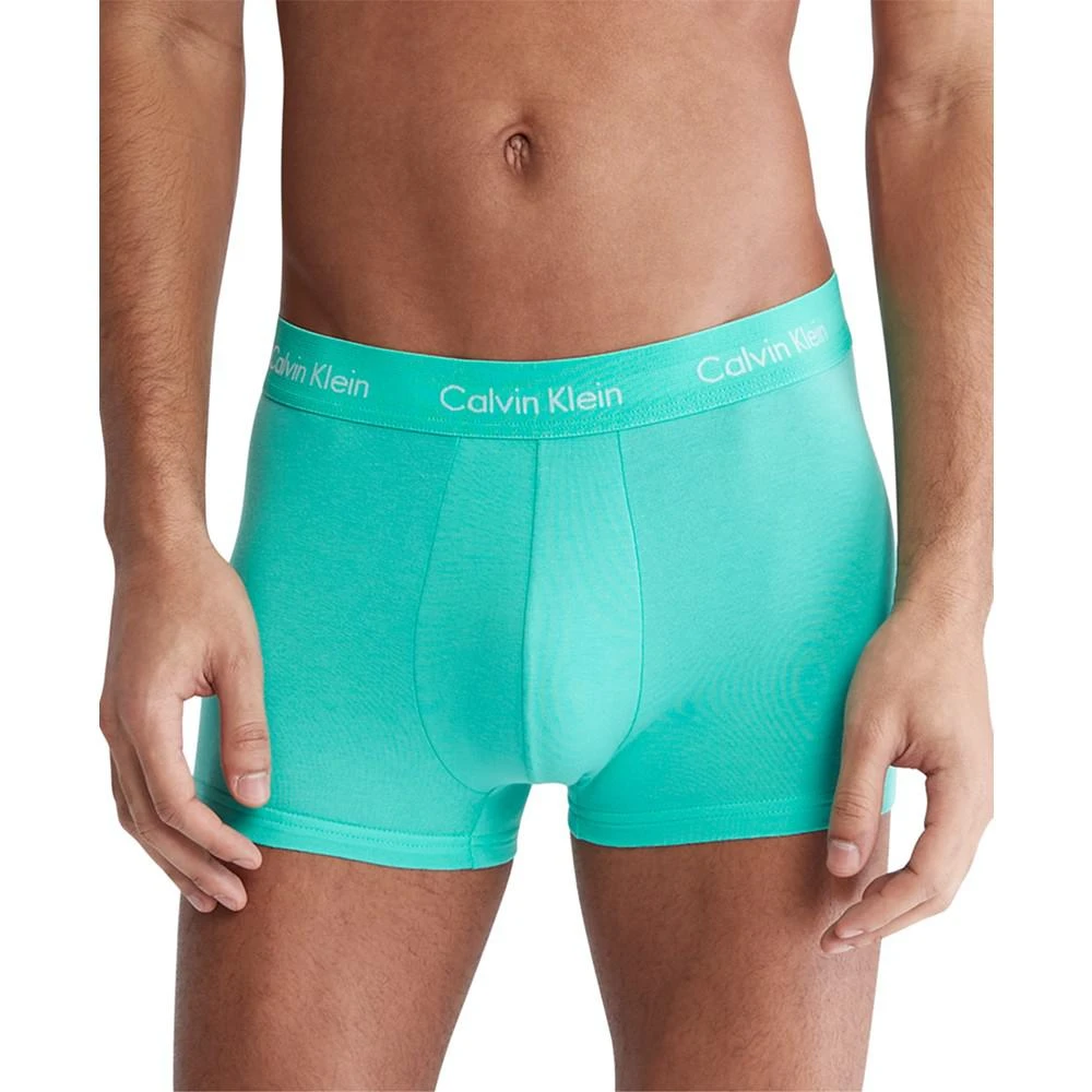 商品Calvin Klein|Men's 5-Pk. Low-Rise Stretch Pride Trunk Underwear,价格¥269,第2张图片详细描述