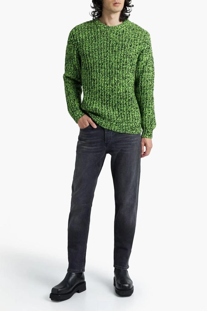 商品Sandro|Marled ribbed wool-blend sweater,价格¥1515,第2张图片详细描述