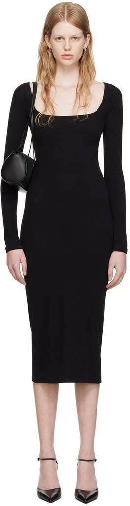 商品Gil Rodriguez|Black 'El Tigre' Midi Dress,价格¥710,第1张图片