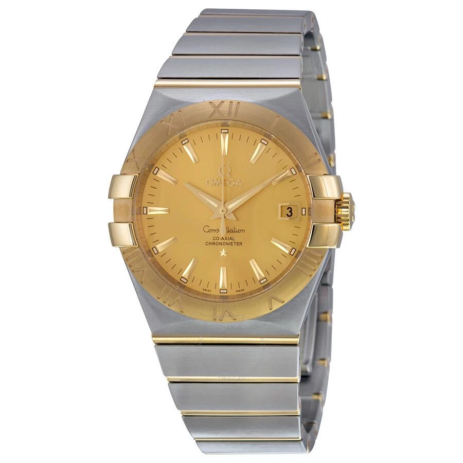 商品Omega|Constellation Champagne Dial Men's Watch 123.20.35.20.08.001,价格¥25912,第1张图片