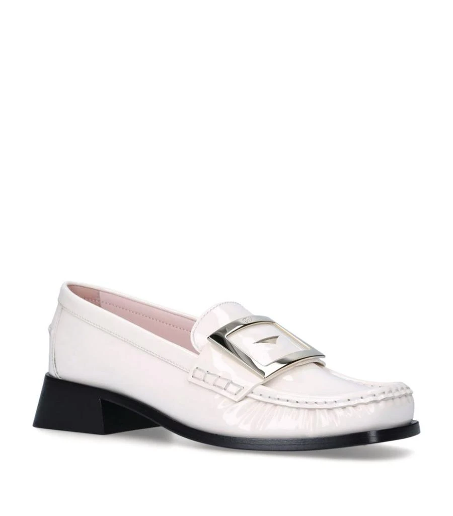 商品Roger Vivier|Leather Preppy Viv' Loafers 35,价格¥7820,第1张图片