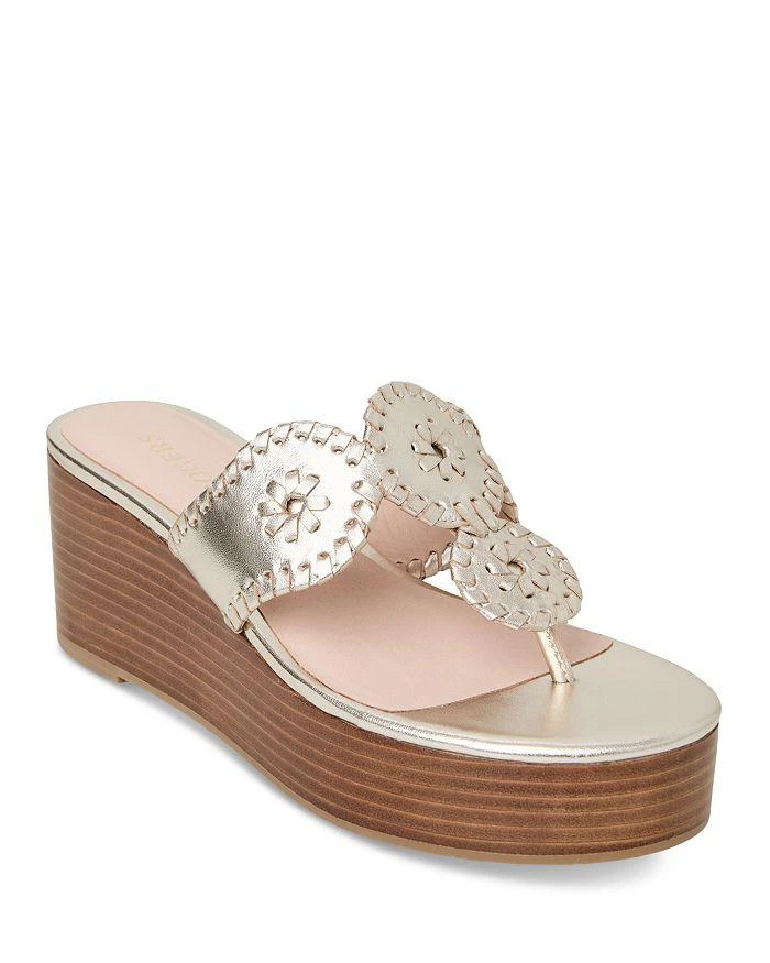 商品Jack Rogers|Women's Kimberly Mid Wedge Platform Sandals,价格¥826,第1张图片