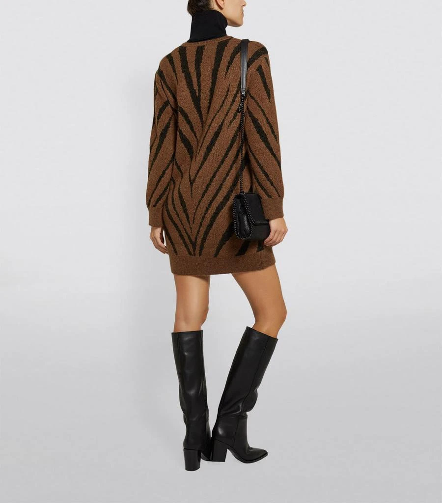商品Max Mara|Knitted Zebra Print Dress,价格¥4666,第2张图片详细描述