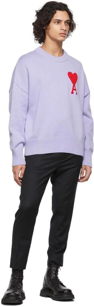 商品AMI|Purple Ami De Cœur Sweater,价格¥1894,第4张图片详细描述