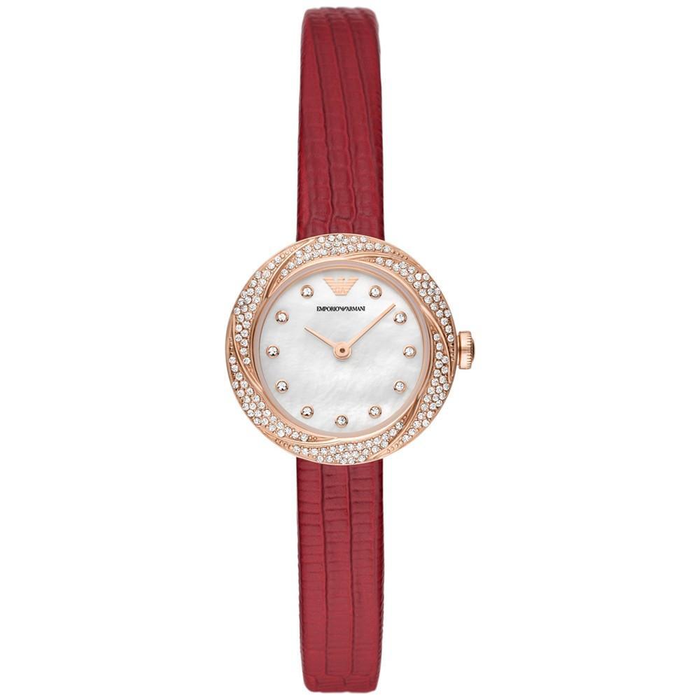 商品Emporio Armani|Women's Rosa Rose Gold-Tone Stainless Steel Strap Watch 26mm,价格¥2135,第1张图片