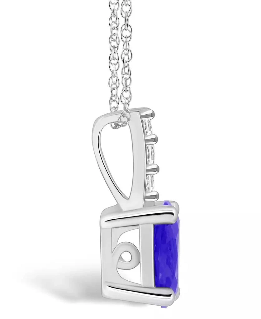 商品Macy's|Tanzanite (1-1/4 Ct. t.w.) and Diamond Accent Pendant Necklace,价格¥10045,第3张图片详细描述