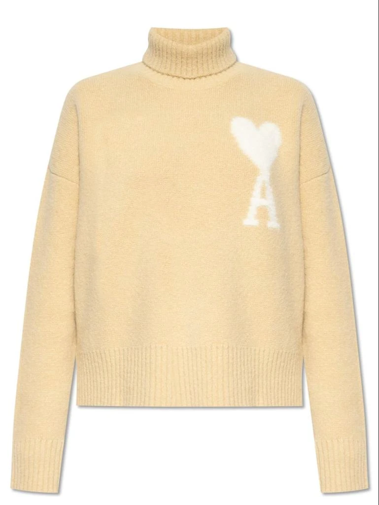 商品AMI|AMI Paris Ami de Coeur High Neck Knitted Jumper,价格¥2410,第1张图片