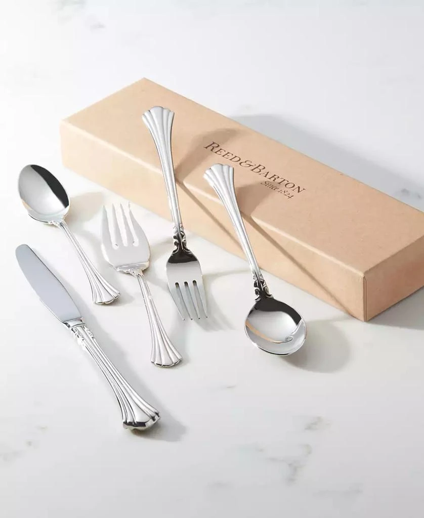 商品Reed & Barton|1800 5 Pieces Flatware Place Setting Set,价格¥748,第3张图片详细描述