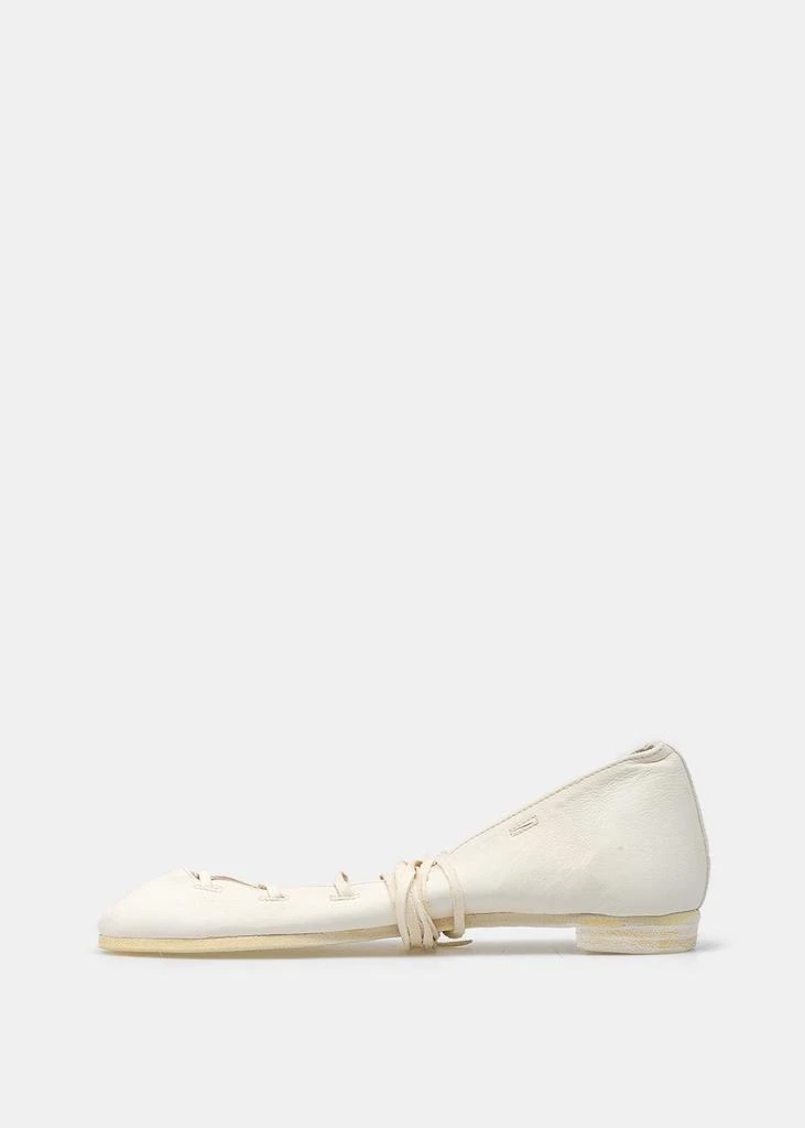 商品guidi|Guidi White 627R Ballerina Flats,价格¥8290,第2张图片详细描述