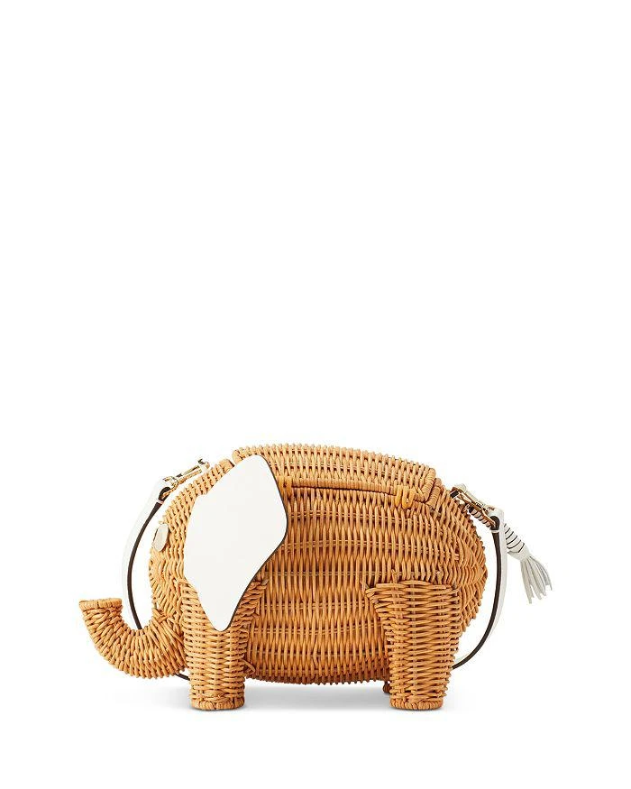 商品Kate Spade|Tiny Wicker 大象藤编包,价格¥2217,第5张图片详细描述