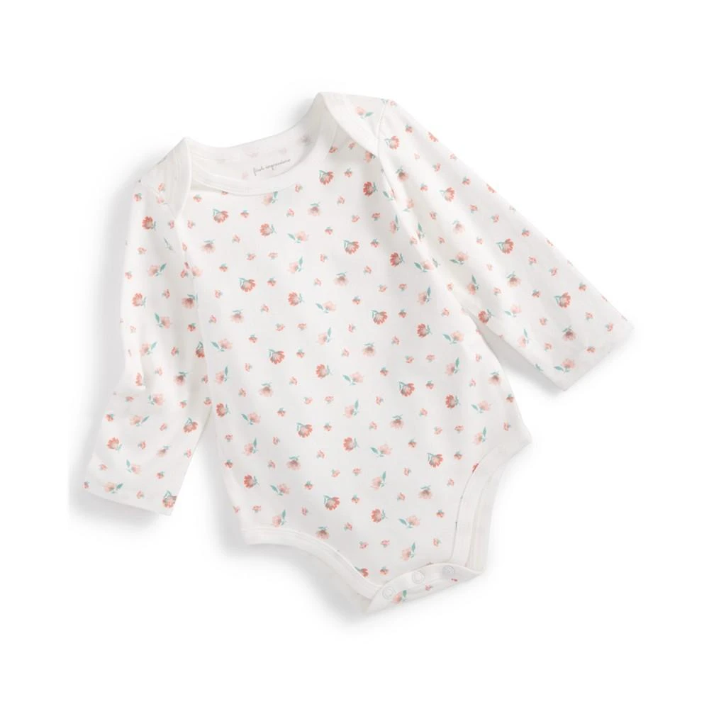 商品First Impressions|Baby Girls Floral Bodysuit, Created for Macy's,价格¥38,第1张图片