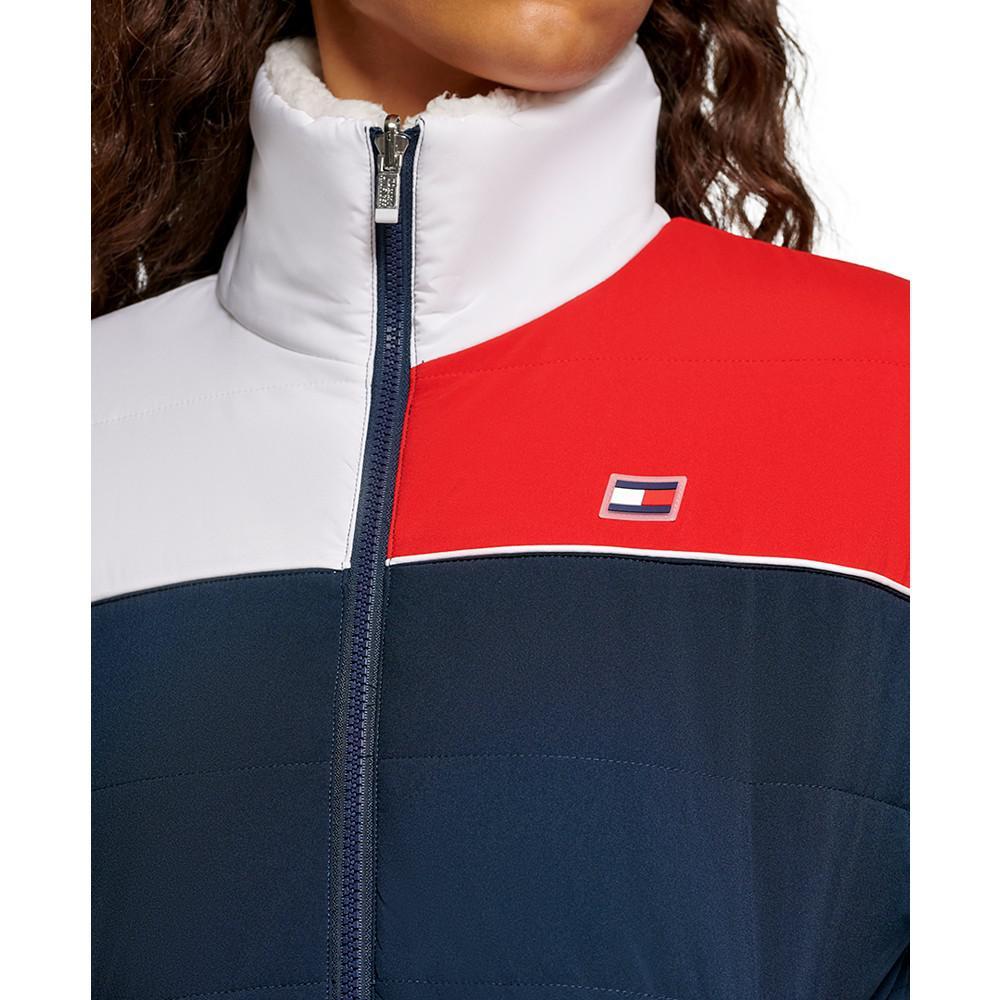 商品Tommy Hilfiger|Women's Reversible Sherpa Jacket,价格¥1045,第4张图片详细描述