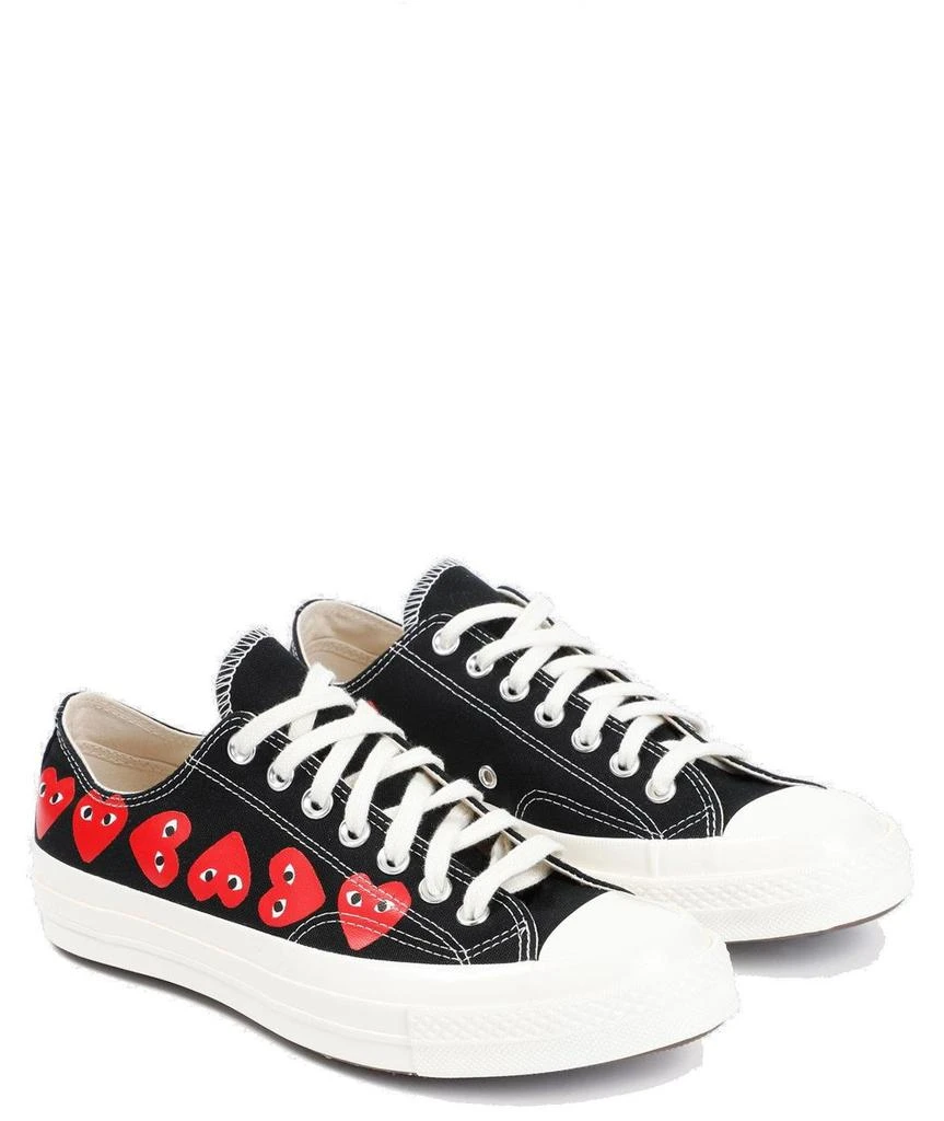 商品Comme des Garcons|Comme des Garçons Play X Converse Chuck 70 Low-Top Sneakers,价格¥863,第3张图片详细描述