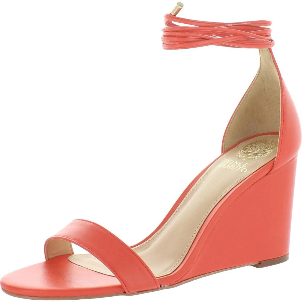 商品Vince Camuto|Vince Camuto Womens Stassia Leather Wedge Sandals,价格¥62,第1张图片