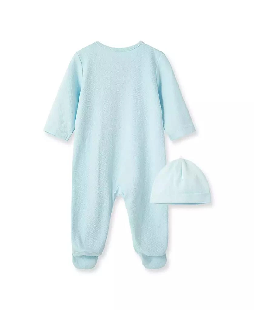 商品Little Me|Baby Boys New World Boy Footed Coverall with Hat, 2 Piece Set,价格¥98,第2张图片详细描述