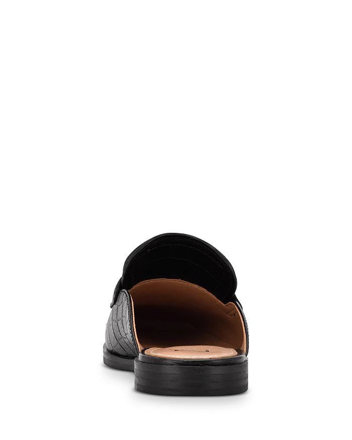 商品Marc Fisher|Women's Flyta Square Toe Croc Embossed Mules,价格¥902,第4张图片详细描述