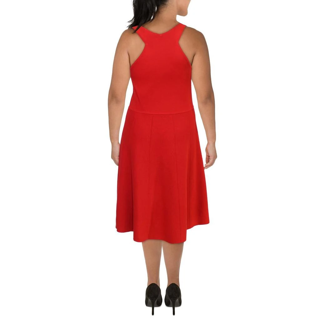 商品Ralph Lauren|Lauren Ralph Lauren Womens Kindell Knit Calf Midi Dress,价格¥268,第2张图片详细描述