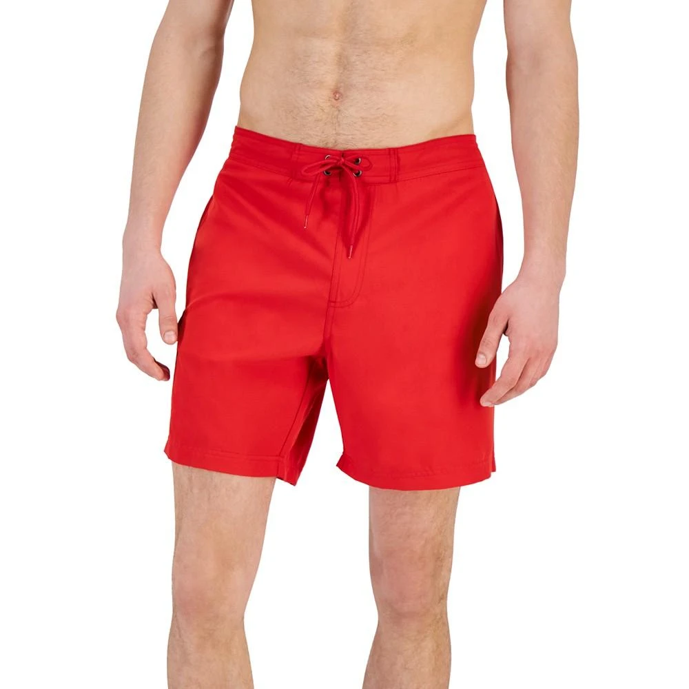 商品Club Room|Men's Solid Quick-Dry 7" E-Board Shorts, Created for Macy's,价格¥51,第1张图片