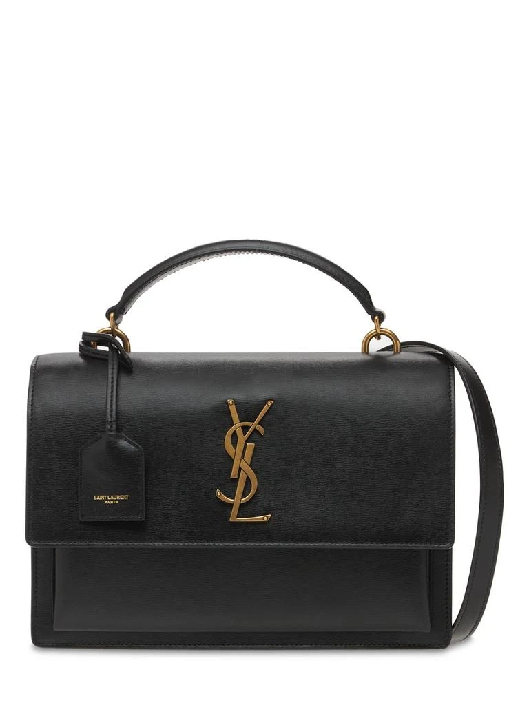 商品Yves Saint Laurent|Medium Sunset Leather Satchel Bag,价格¥21632,第1张图片