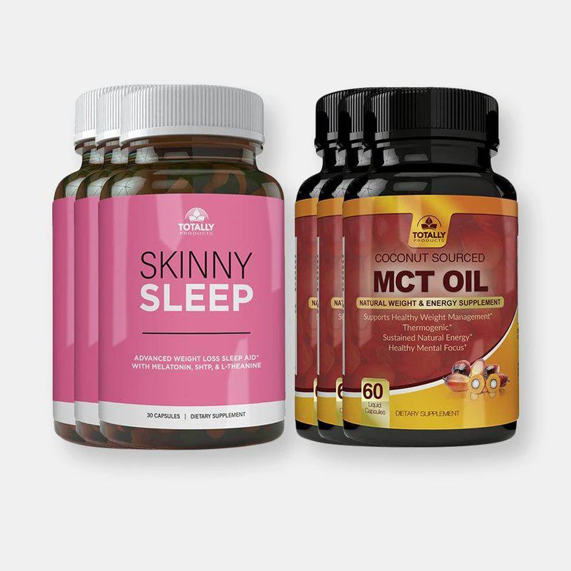 商品Totally Products|Skinny Sleep and MCT Oil Combo Pack,价格¥430,第1张图片