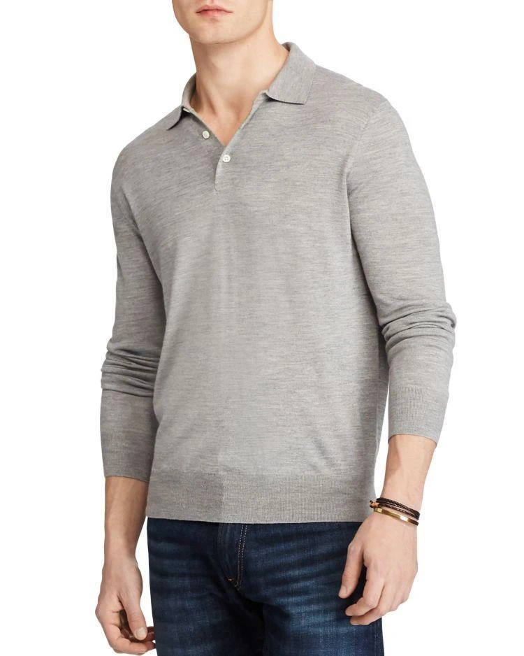 商品Ralph Lauren|Merino Silk Cashmere Regular Fit Polo Sweater,价格¥669,第1张图片