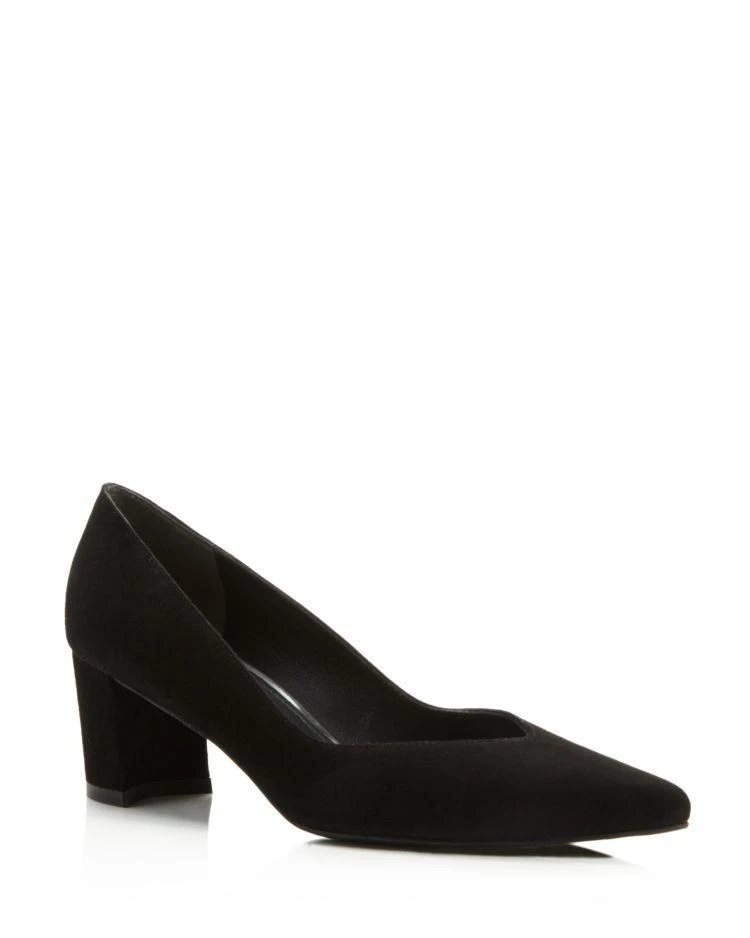 商品Stuart Weitzman|Everyday Suede Pointed Toe Pumps ,价格¥2807,第1张图片