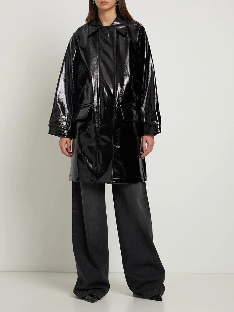 商品STAND STUDIO|Conni Shiny Faux Leather Coat,价格¥1799,第1张图片详细描述