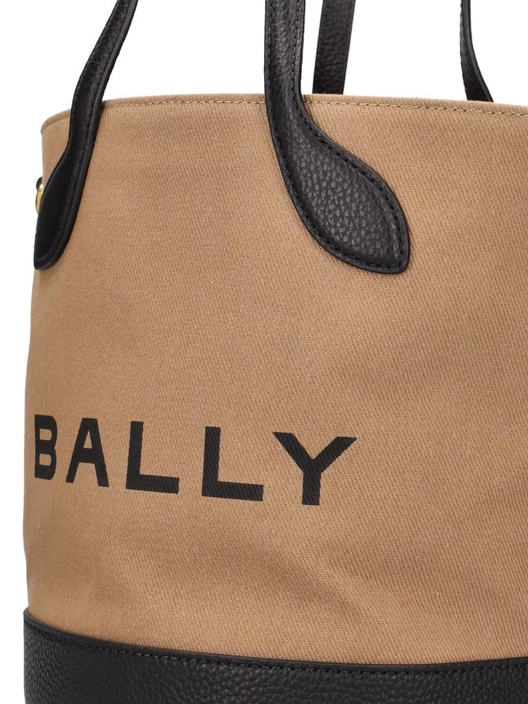 商品Bally|Bar 8 Hours Organic Cotton Bucket Bag,价格¥6008,第4张图片详细描述