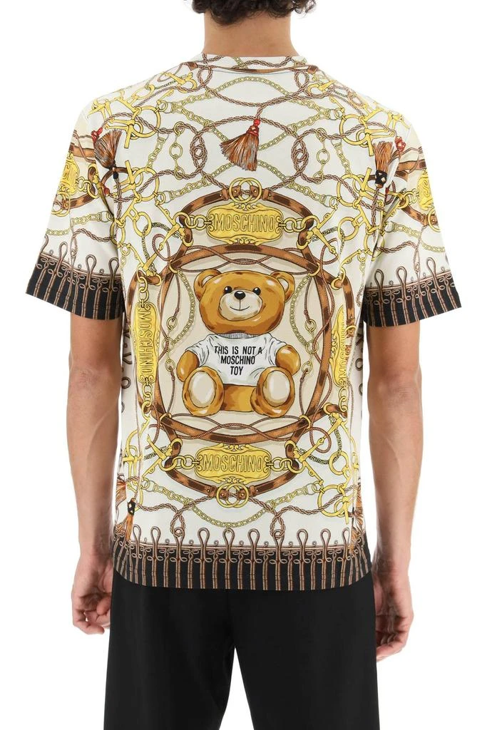 商品Moschino|Military Teddy Scarf T-shirt,价格¥2401,第3张图片详细描述