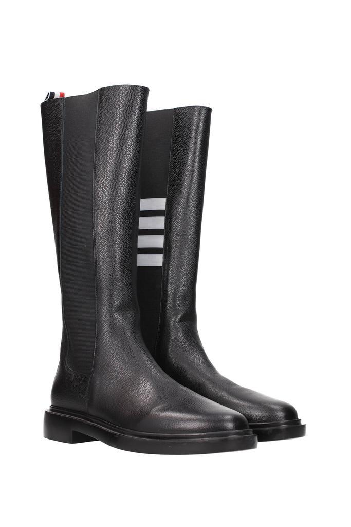 商品Thom Browne|Boots Leather Black,价格¥5599,第4张图片详细描述