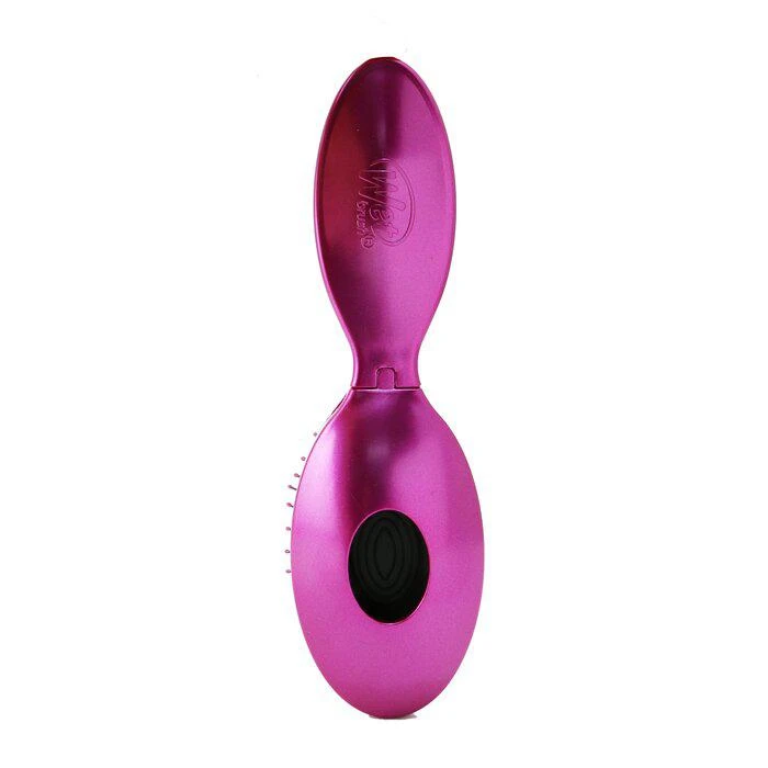 商品Wet Brush|Wet Brush 便携金属发梳 Pop and Go Detangler Metallic - # Pink 粉色 1pc,价格¥90,第3张图片详细描述