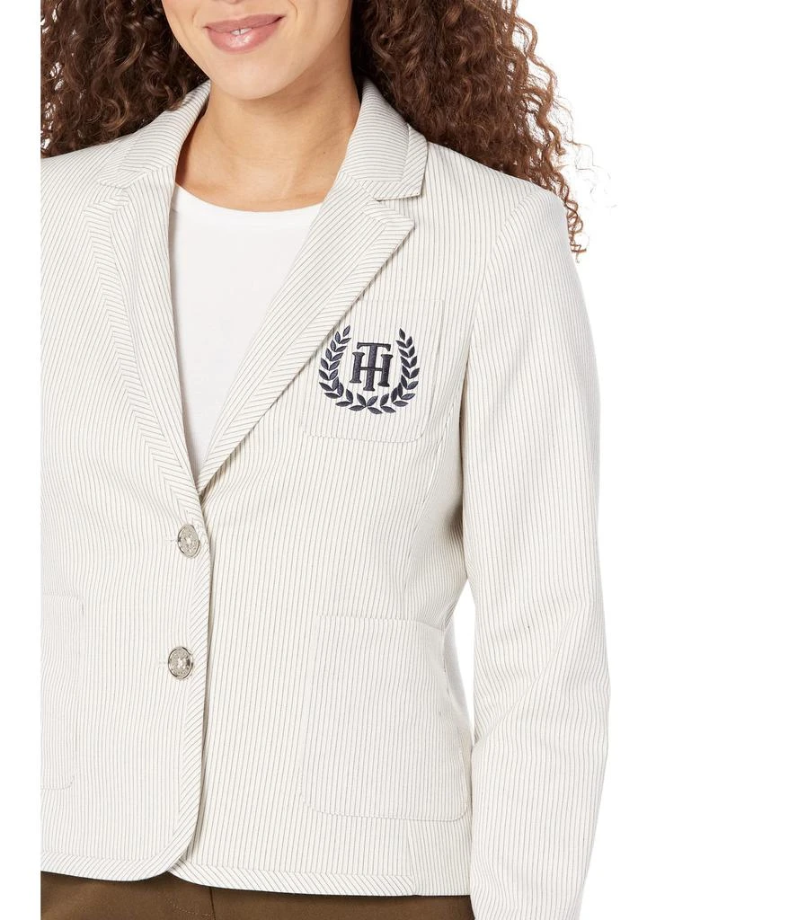 商品Tommy Hilfiger|Two-Button TH Creast Blazer,价格¥631,第3张图片详细描述